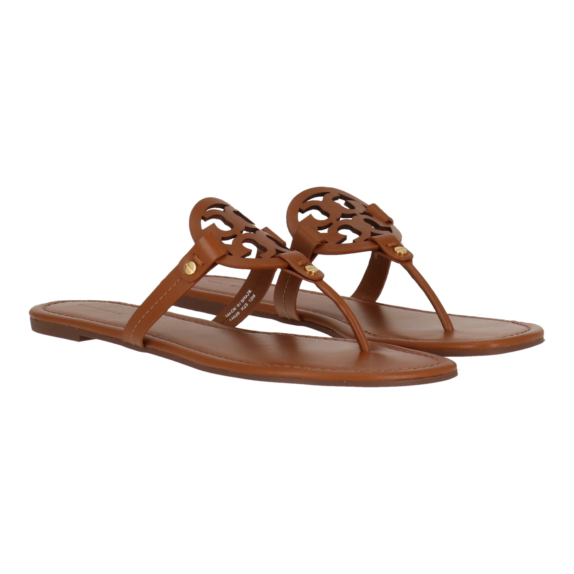 Tory Burch Womens Brown Brick Sandal