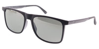 Maui Jim MJ0619S001 Sleek Modern Edge: Matte Black Polarized Rectangular
