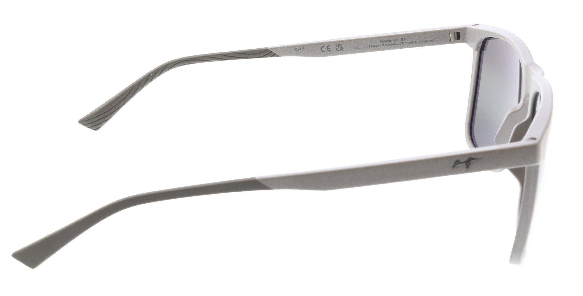 Maui Jim MJ0619S004 Makamae Matte Grey Carbon Fiber Polarized