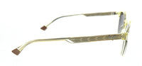 Maui Jim MJ0636S004 Retro Round Sunglasses Translucent Yellow Frame