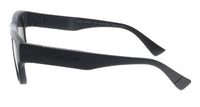 Maui Jim MJ0638S001 Square Polarized Sunglasses Matte Black Frame