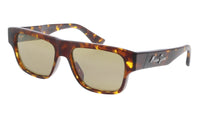 Maui Jim MJ0638S002 Rectangle Polarized Sunglasses Havana Acetate Frame