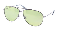 Maui Jim MJ0665S002 Titanium Aviator Sunglasses Green Gradient Polarized