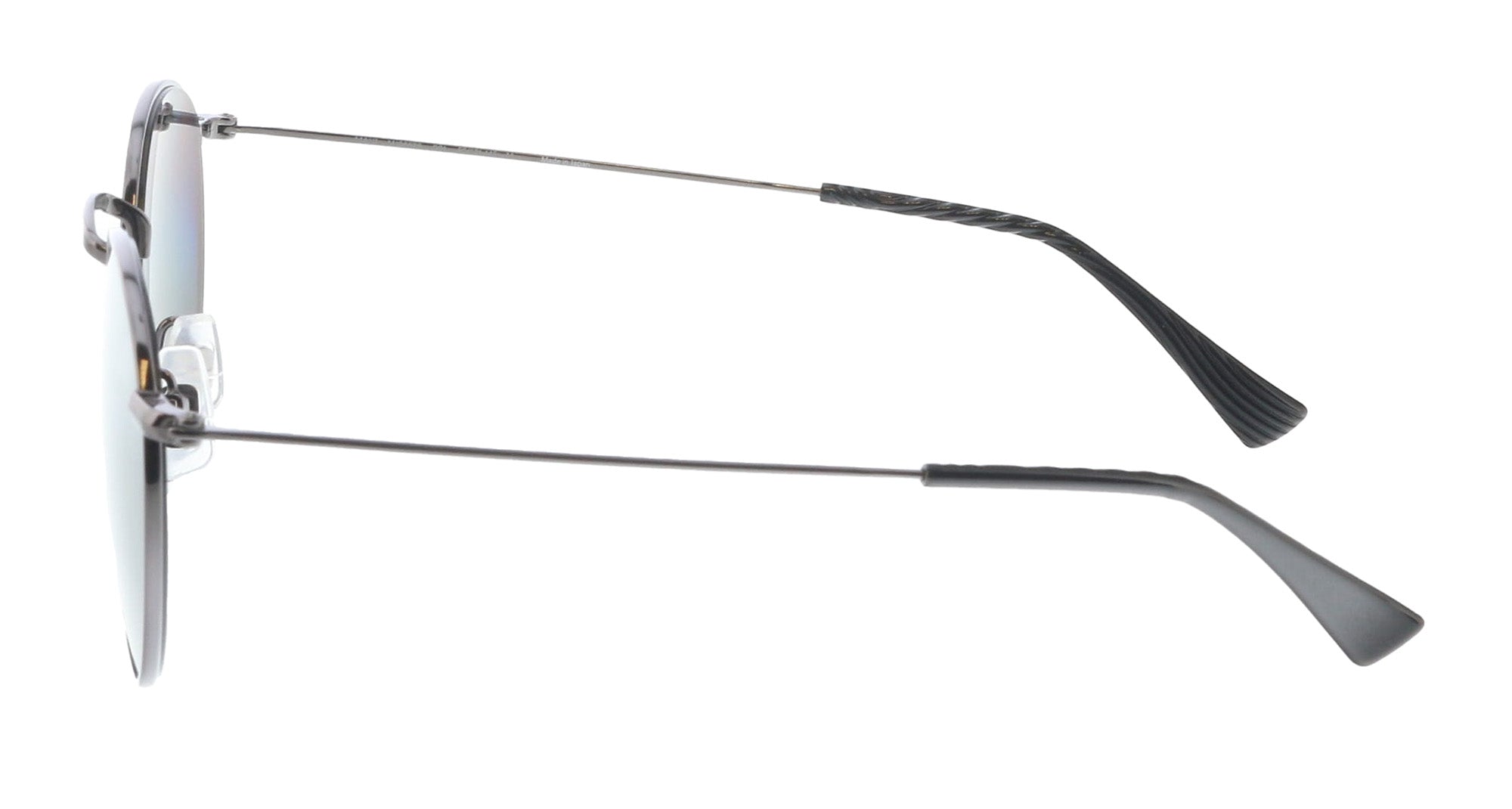 Maui Jim MJ0667S001 Ruthenium Round Metal Sunglasses Grey Gradient