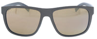 Maui Jim MJ0670S-002 Matte Brown Square Sunglasses Bronze Polarized Lens
