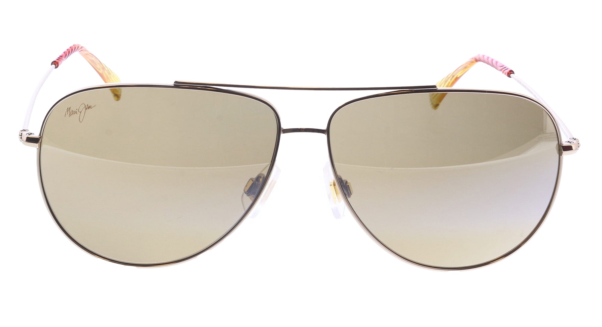 Maui Jim MJ0674S-004 Island-Inspired Gold Aviator Bronze Gradient