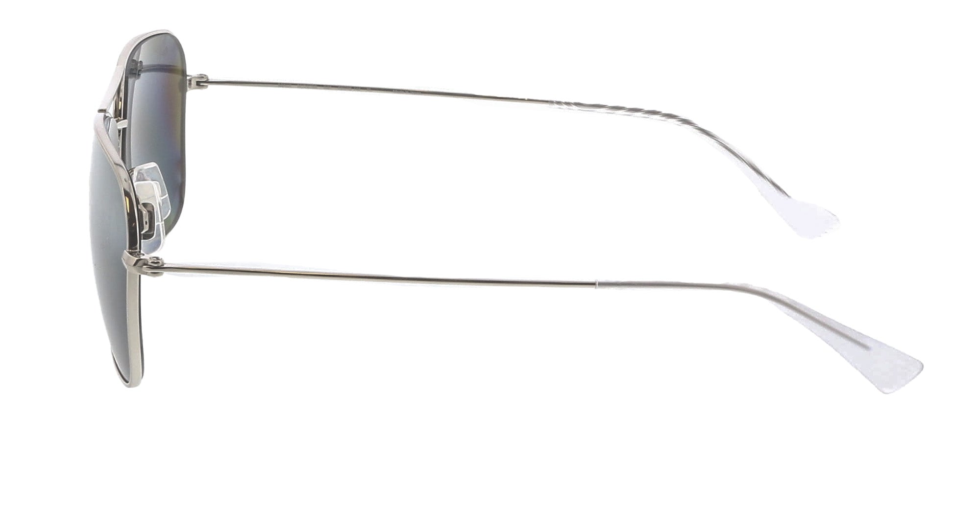 Maui Jim MJ0675S-001 Sleek Silver Aviator Gradient Grey Polarized