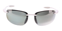 Maui Jim MJ0676S-002 Sporty Silver Rimless Grey Maui Ultra Lenses
