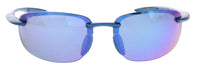 Maui Jim MJ0676S-003 Sleek Blue Rimless Sports Blue Mirror Lenses