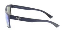 Maui Jim MJ0683S-003 Matte Blue Frame Square Blue Hawaii Mirror Lens