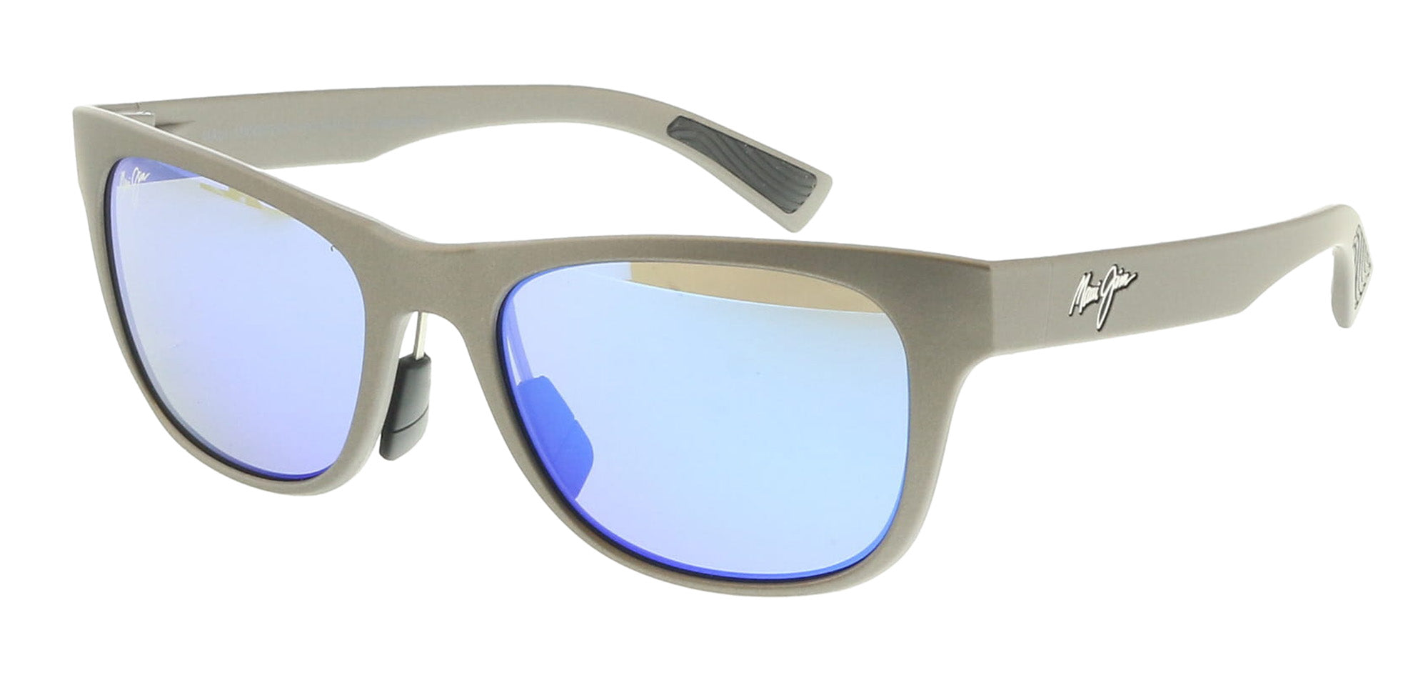 Maui Jim MJ0684S-004 Sleek Grey Marble Square BlueHawaii Polarized Glass
