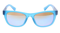 Maui Jim MJ0687S-003 Vibrant Teal Square Sunglasses Blue Mirror Polarized