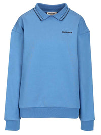 Miu Miu Miu Miu Women Sweatshirt With Embroidered Logo