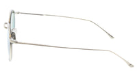 Maui Jim MJ0691S-001 Timeless Silver Round Titanium Sunglasses Grey Mirror