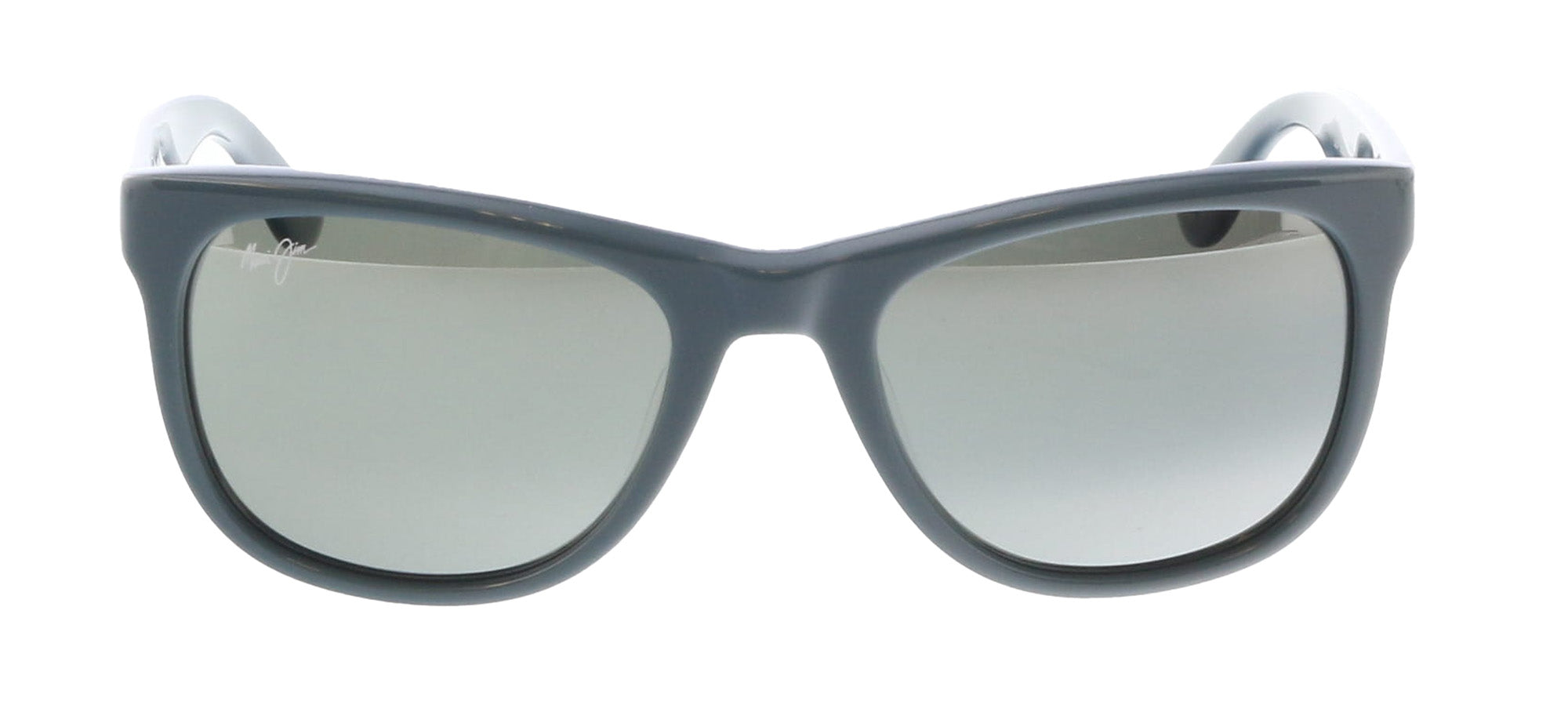 Maui Jim MJ0692S-004 Glossy Blue Square Acetate Sunglasses Grey Bi-Gradient