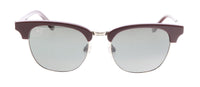 Maui Jim MJ0695S-003 Shiny Solid Brown Square Sunglasses Neutral Grey Lens