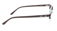 Maui Jim MJ0695S-003 Shiny Solid Brown Square Sunglasses Neutral Grey Lens