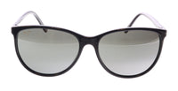 Maui Jim MJ0723S-003 Sleek Black Cat-Eye Sunglasses Polarized Grey