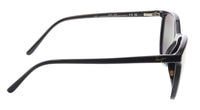 Maui Jim MJ0723S-003 Sleek Black Cat-Eye Sunglasses Polarized Grey
