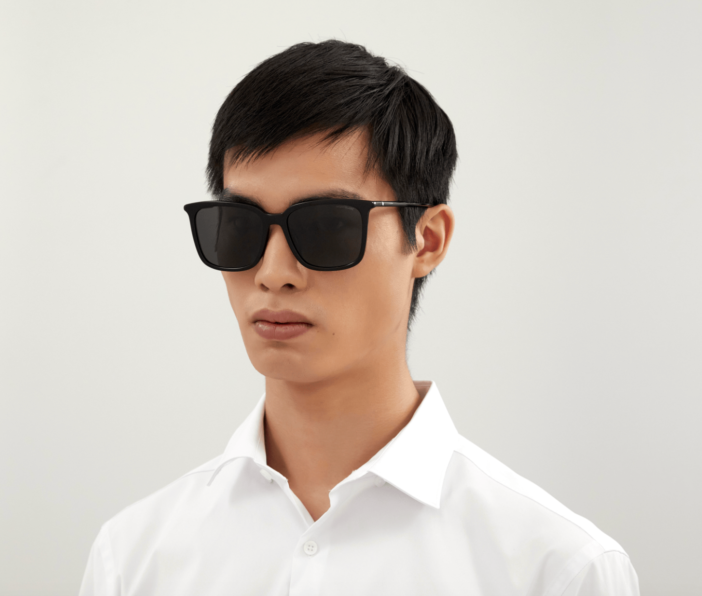 Montblanc MB0084SK-001 Black Square Frame Sunglasses Timeless Luxury Eyewear