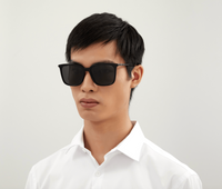 Montblanc MB0084SK-001 Black Square Frame Sunglasses Timeless Luxury Eyewear
