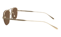 Montblanc MB0404S-002 Gold Rimless Sunglasses Brown Gradient Lenses