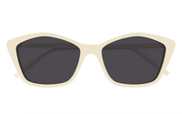 Saint Laurent SL 775-005 Modern Muse: Ivory Cat-Eye Sunglasses with Bold