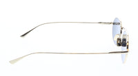 Saint Laurent SL 799-003 Golden Statement: Round Metal Sunglasses with Sleek