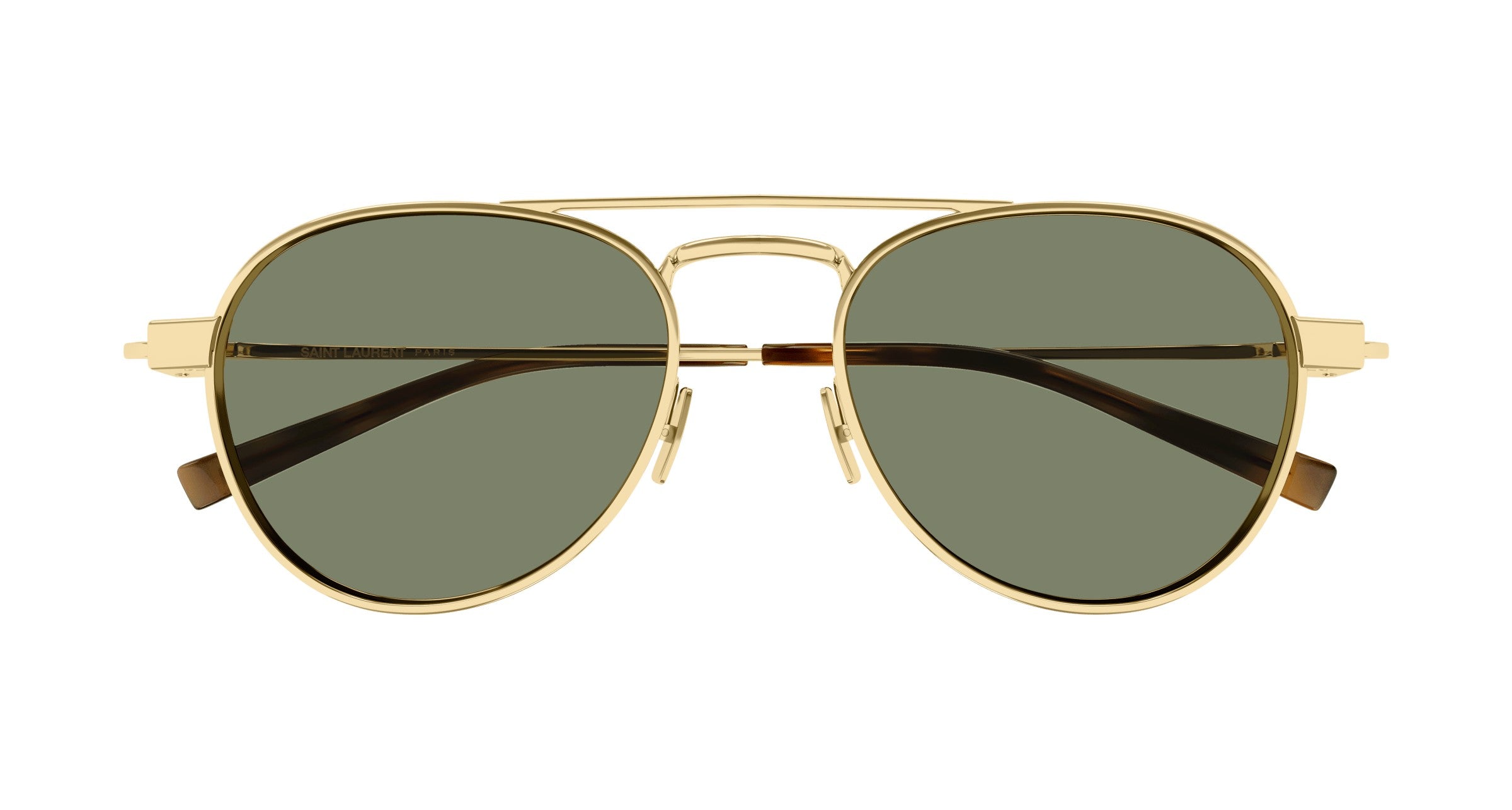 Saint Laurent SL 708 003 Mens Sunglasses Gold Metal Frame with