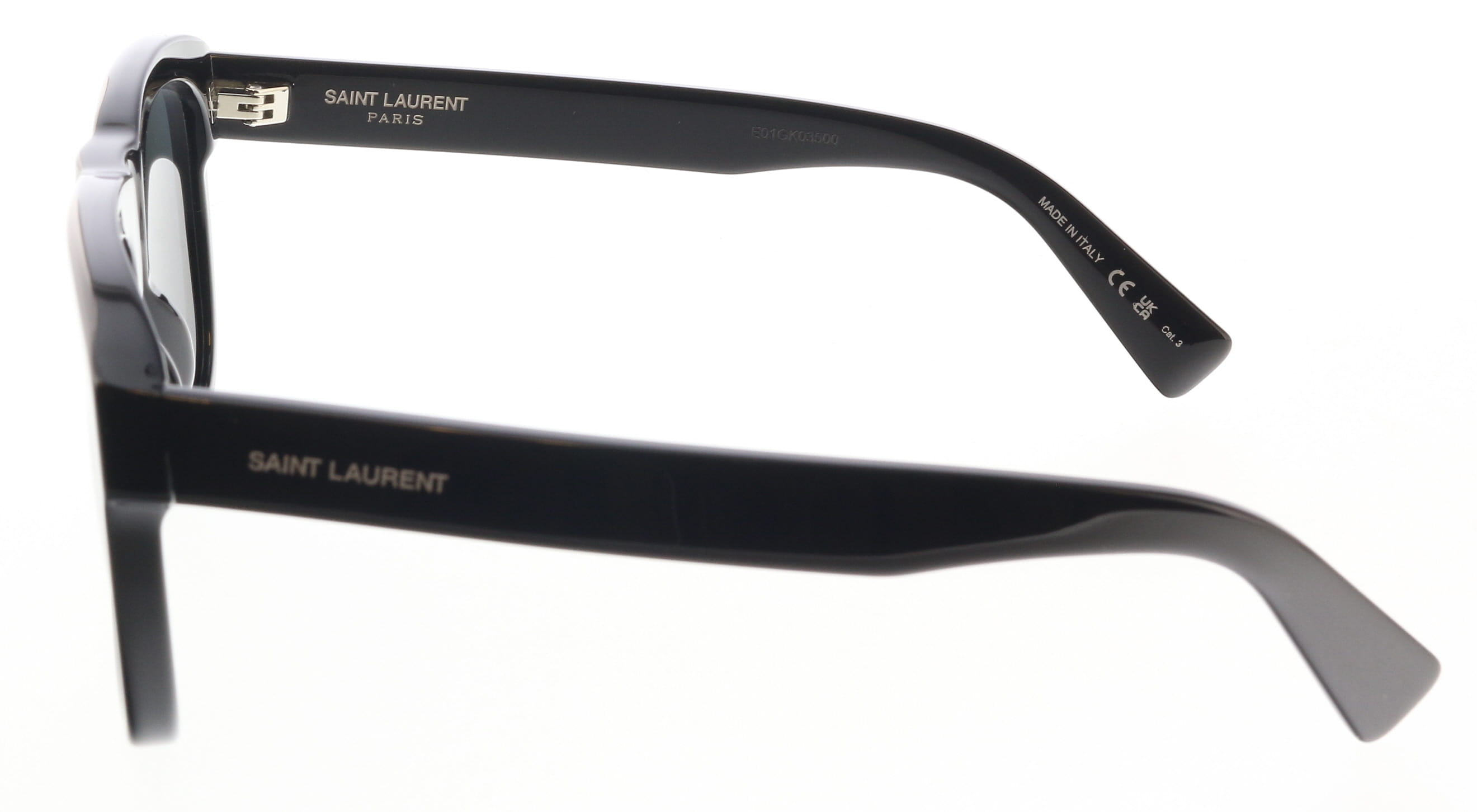 Saint Laurent SL 558-010 Oversized Black Square Sunglasses