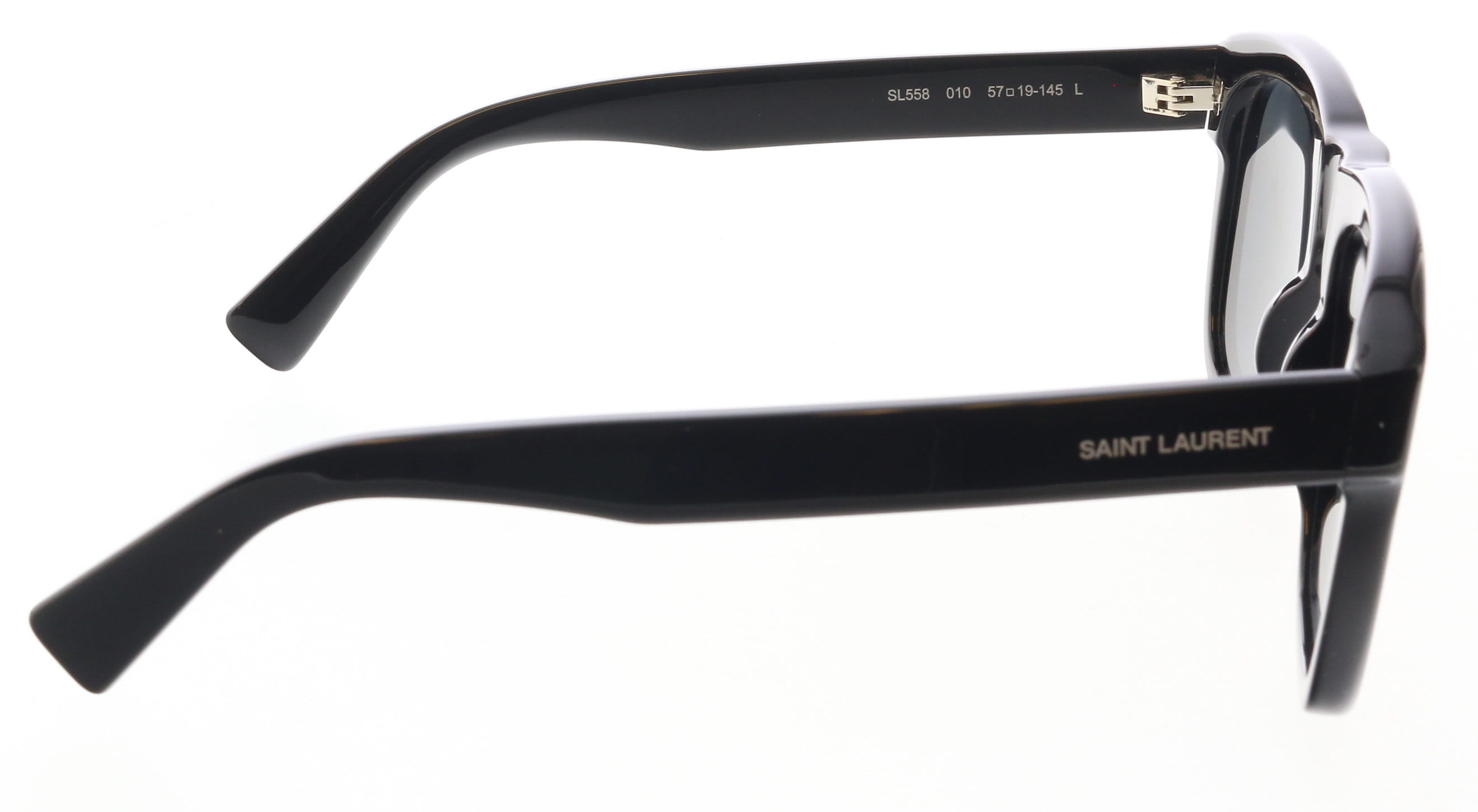 Saint Laurent SL 558-010 Oversized Black Square Sunglasses