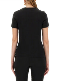 Dolce & Gabbana Women Jersey T-Shirt With Dg Logo Embroidery