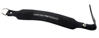 Emporio Armani Black Rubber Fashion Ankle Strap