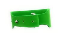 Emporio Armani Neon Green Rubber Fashion Ankle Strap