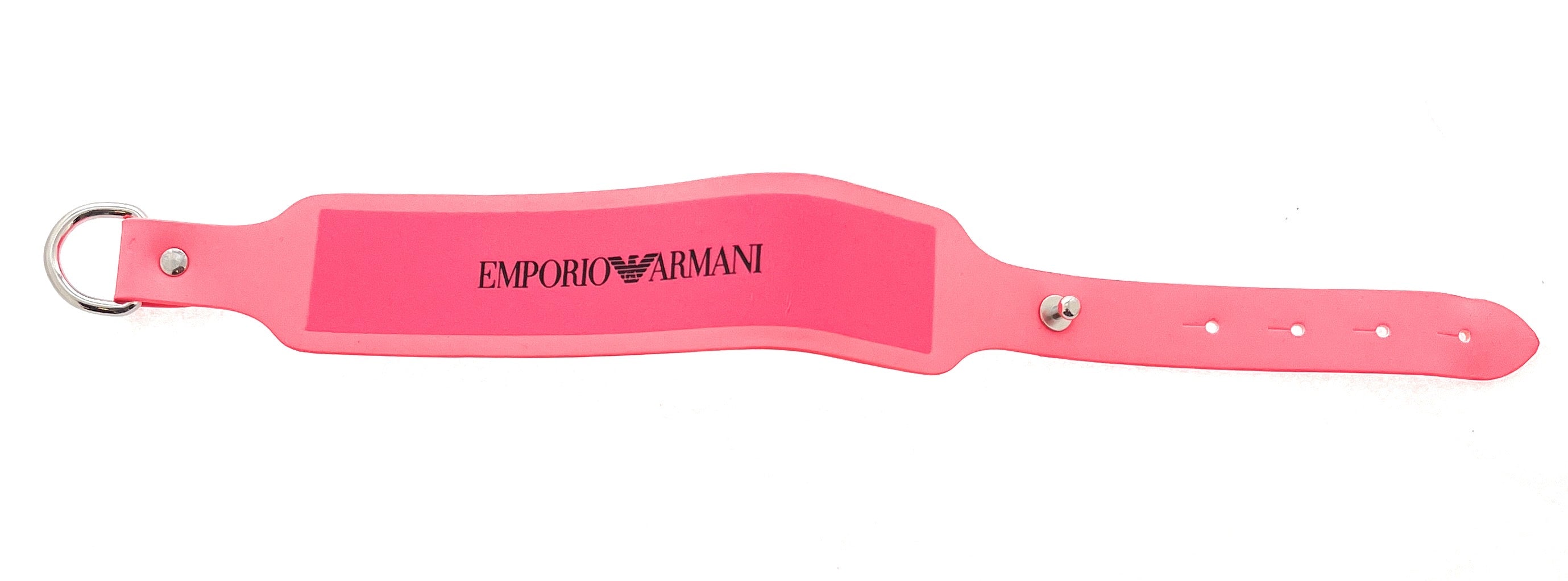 Emporio Armani Fuschia Rubber Fashion Ankle Strap