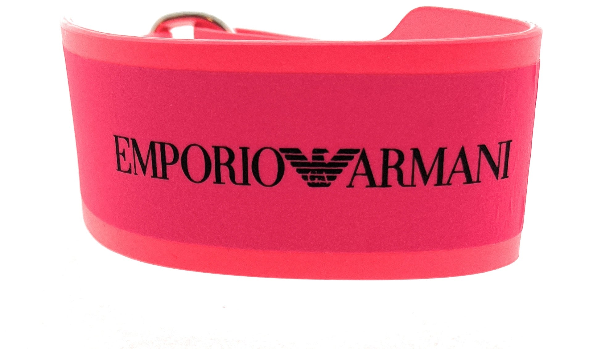 Emporio Armani Fuschia Rubber Fashion Ankle Strap