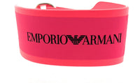 Emporio Armani Fuschia Rubber Fashion Ankle Strap