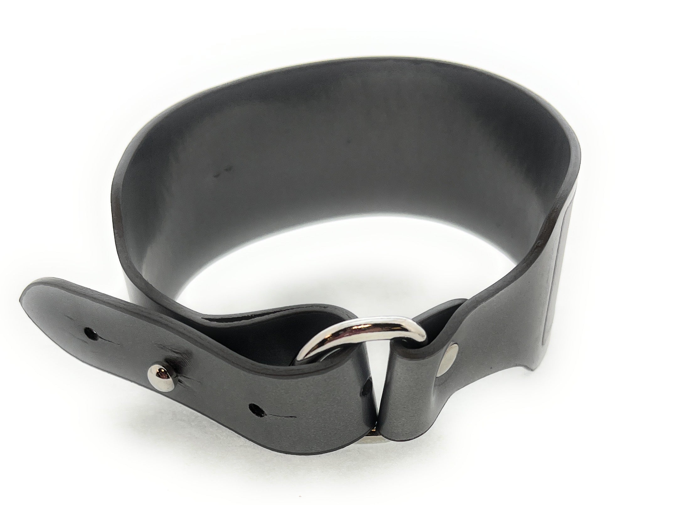 Emporio Armani Silver Rubber Fashion Ankle Strap