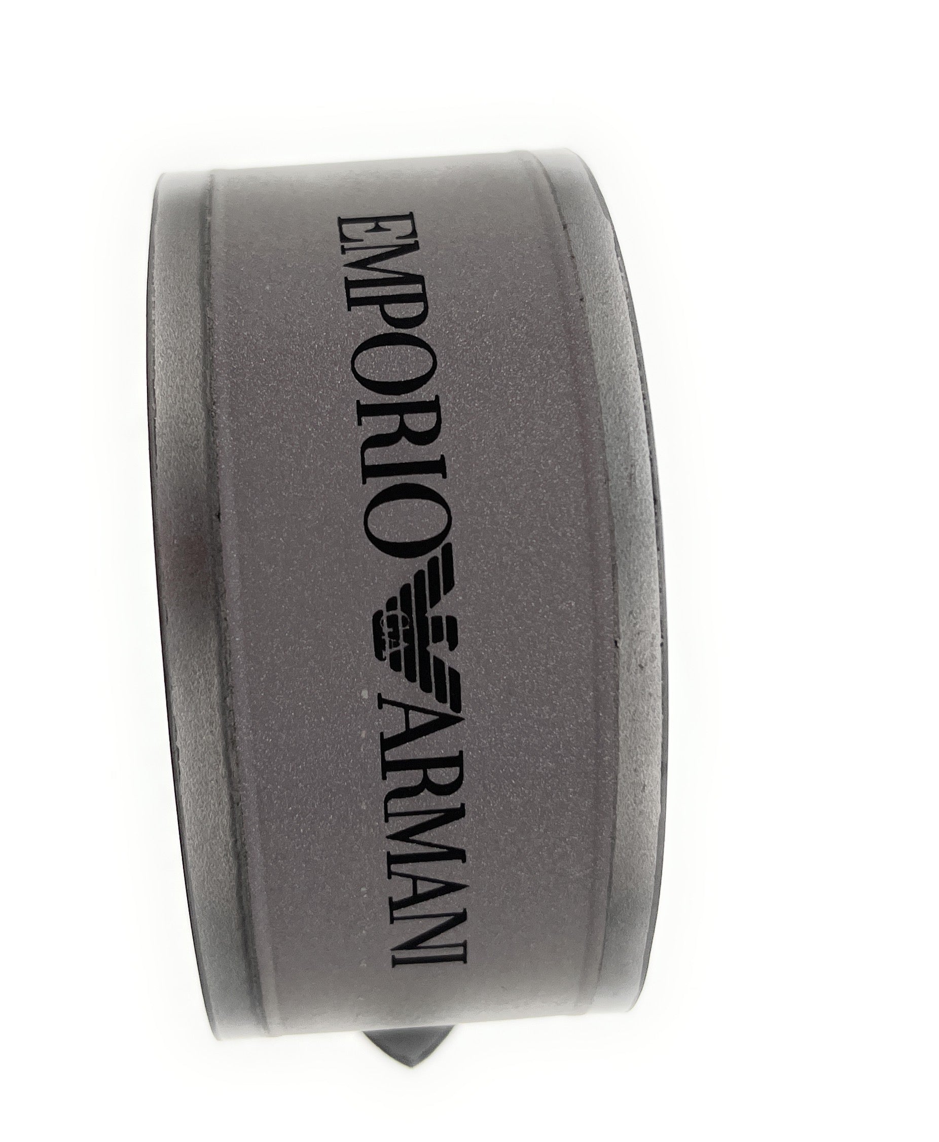 Emporio Armani Silver Rubber Fashion Ankle Strap