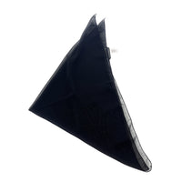 Dolce & Gabbana Black Solid Womens Silk Scarf