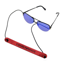 Emporio Armani Red Rubber Eyewear Strap