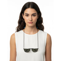 Emporio Armani Blue Rubber Eyewear Strap