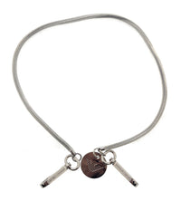Emporio Armani Clear Rubber Cord Chain with Carabiner Clips