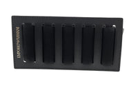 Emporio Armani Black Leather Notebook Belt