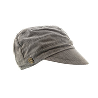 Dolce & Gabbana Light Grey Fine Light Cotton Flat Cap-60