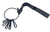 Emporio Armani Black Leather Multi Key Holder Keyring