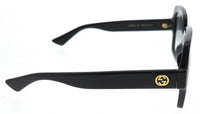 Gucci GG1337S-001 Black Grey Square Sunglasses