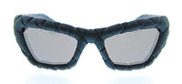 Bottega Veneta BV1438S-001 Woven Black Cat Eye Womens Sunglasses