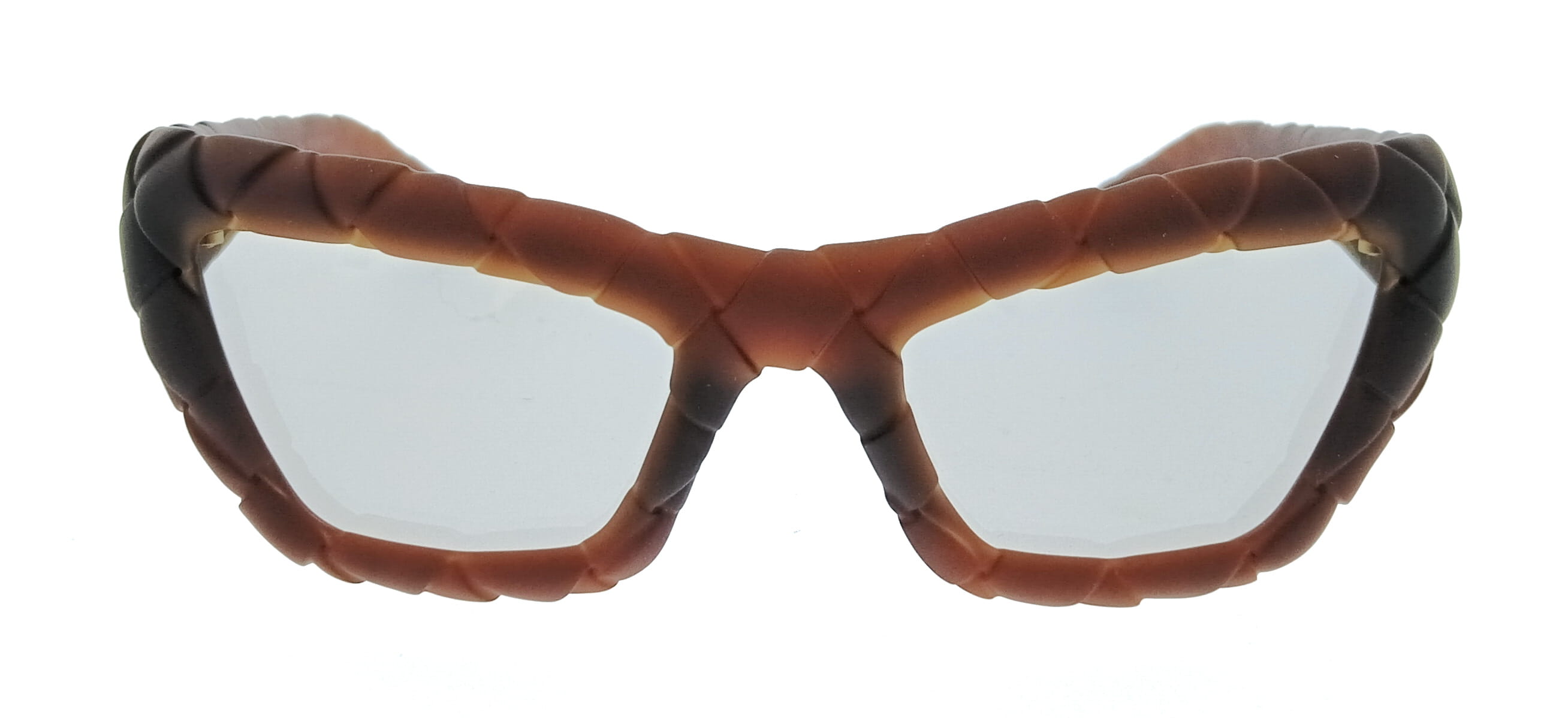 Bottega Veneta BV1438S-002 Woven Brown Cat Eye Womens Sunglasses