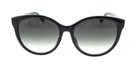 Gucci GG0636SK-001 Black Grey Round Sunglasses